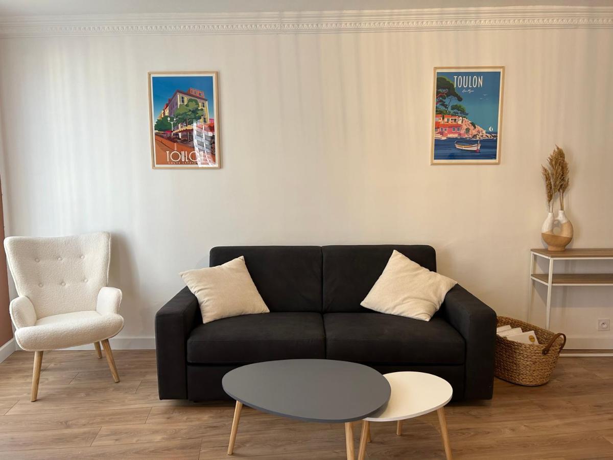 Appartamento Duplex Climatise Proche Port Tolone Esterno foto